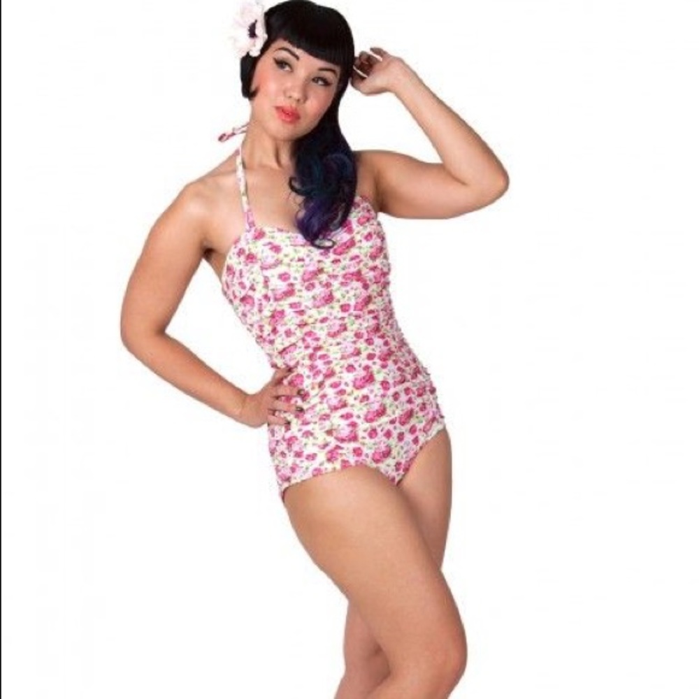 Tatyana Rosie Retro Floral Swimsuit